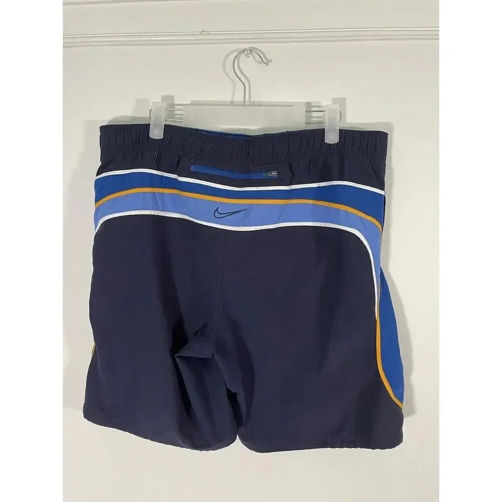 Nike Board Shorts Swim‎ Trunks Mesh Lined Blue Men's Size Medium